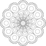 Swirly Dots Mandala (M71) - Free Printable Coloring Pages by Color a ...