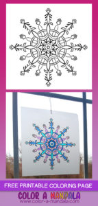 Snowflake Coloring Page (M12) - Free Printable Coloring Pages by Color ...
