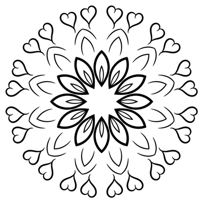 Hearts Mandala (M30)