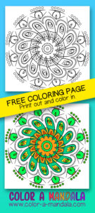 Swirly Mandala Coloring Page (M36) - Free Printable Coloring Pages by ...