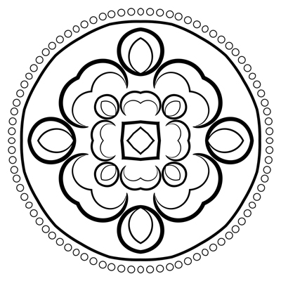 Mandala Coloring Page (M38)