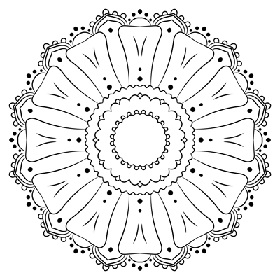 Swirly Dots Mandala (M71) - Free Printable Coloring Pages by Color a ...
