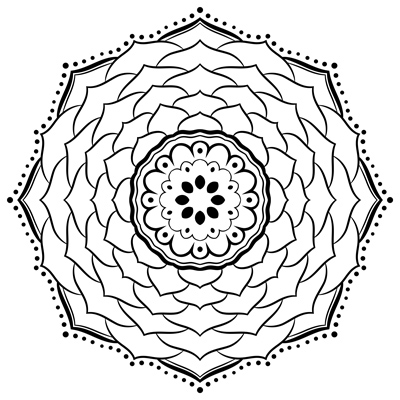Free Mandala coloring page