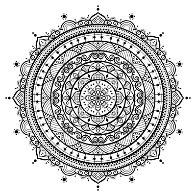 Mandala coloring page