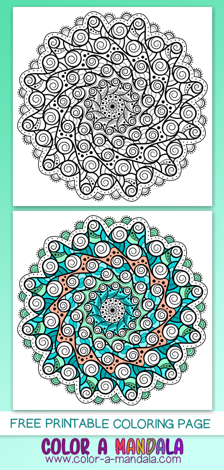 multiple circle coloring pages