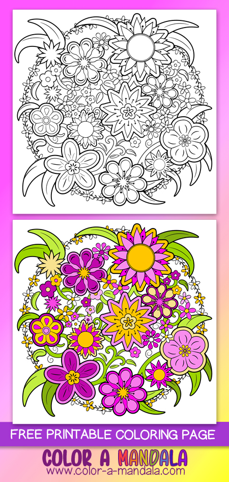 A great coloring page for when the weather is warm. (Or when you are dreaming of warm weather.)