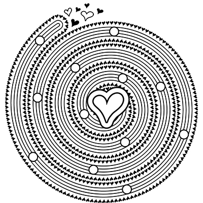 spiral coloring page