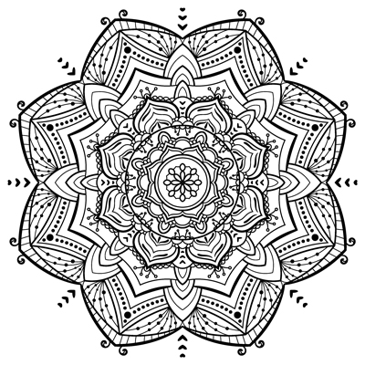 Mandala coloring page