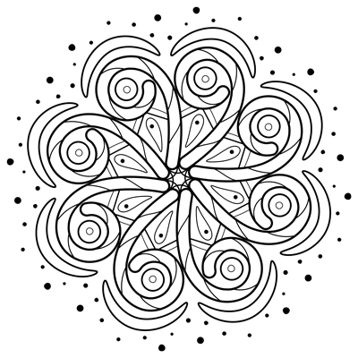 Spiral Mandala (M103)