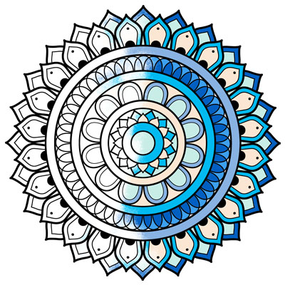 Mandala Coloring Page (M113)