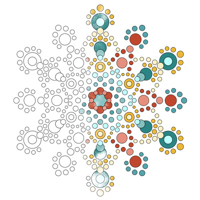 Dot Mandala Coloring Page (M131)