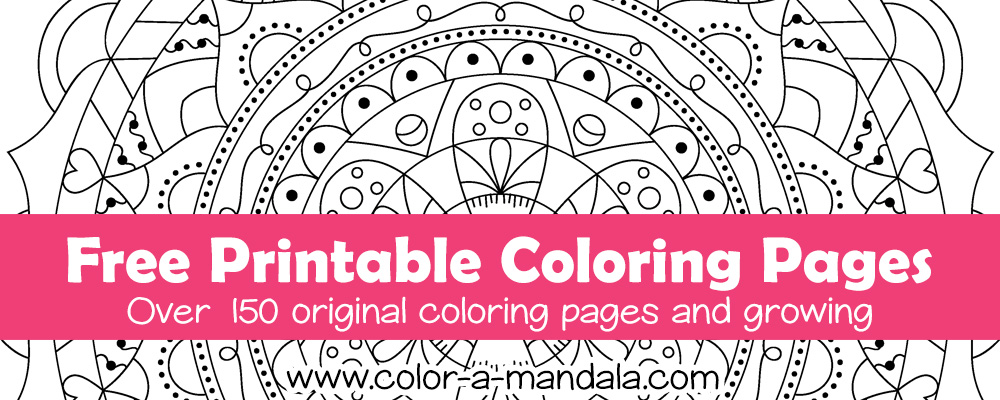GRATITUDE Mandala Printable Coloring Book for Kids