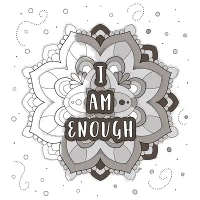Affirmation Coloring page