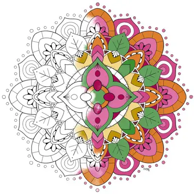 Mandala coloring page