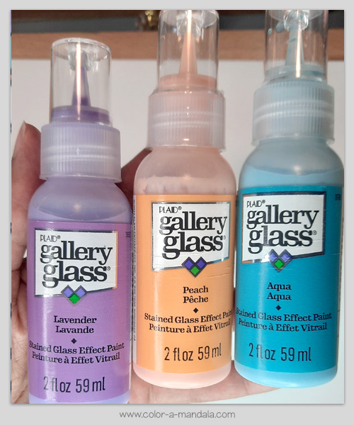 Gallery glass paint for diy suncatcher.