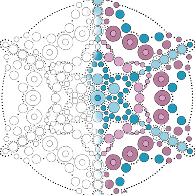 Dot Mandala coloring page