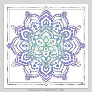 Dot Mandala Coloring Page (M168) - Free Printable Coloring Pages by ...
