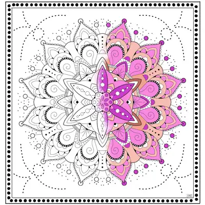 Mandala Coloring Page (M170)