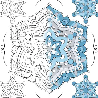 Mandala coloring page