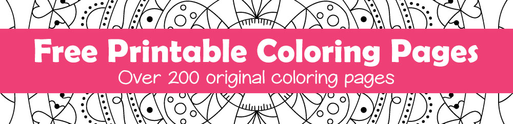 Free printable coloring pages. Over 200 pages and counting