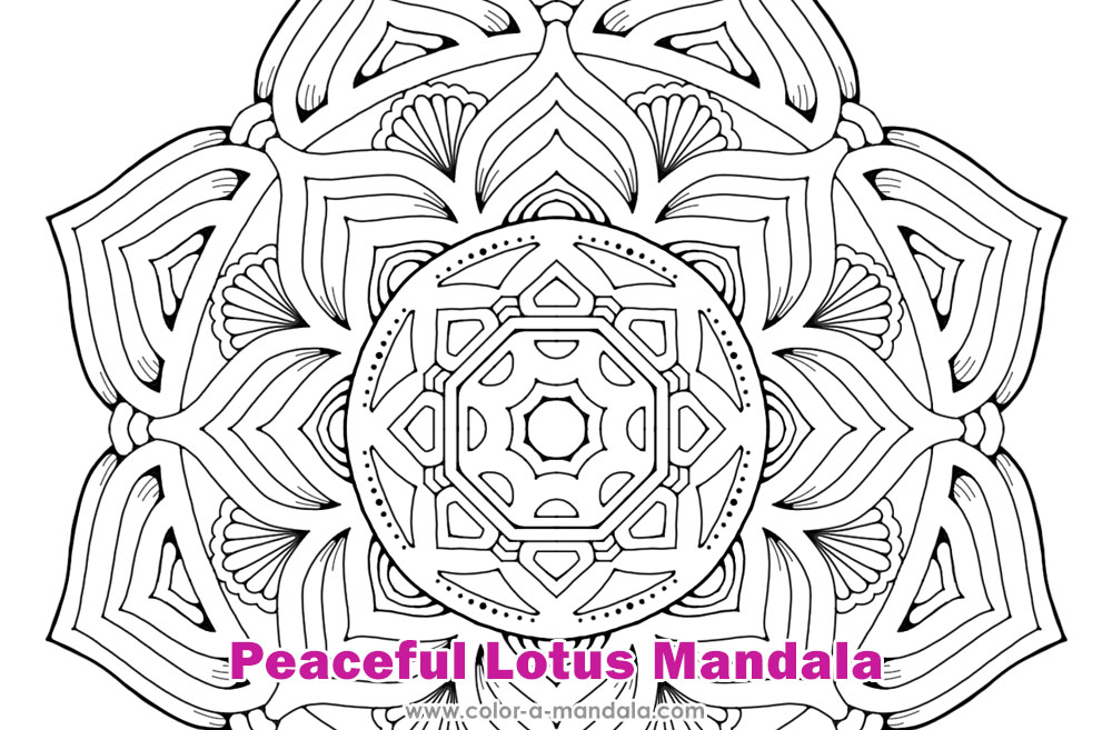 Image of a Lotus flower mandala