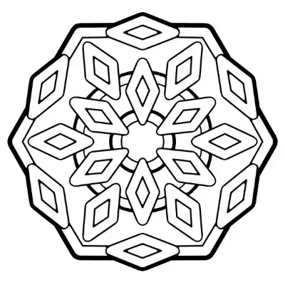 Simple Calming Mandala