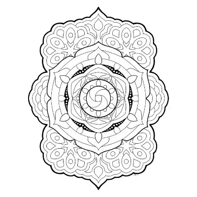 Elegant Shapes Mandala