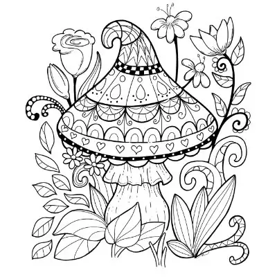 Mushroom Mandala