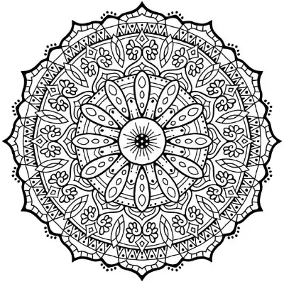 Intricate Balance Mandala