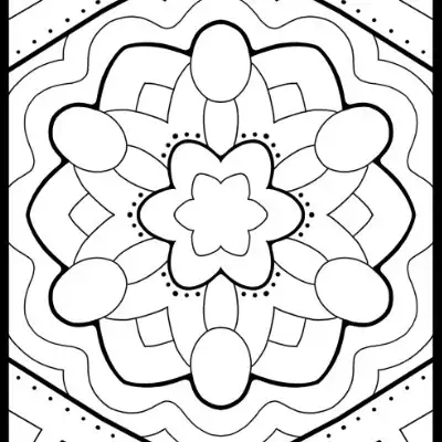 Fun Stress-Free Mandala